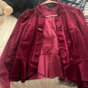 White House black mark  Velvet Women's Jacket